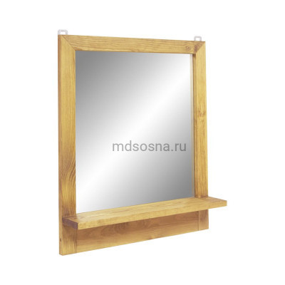 Зеркало с полкой 60х70